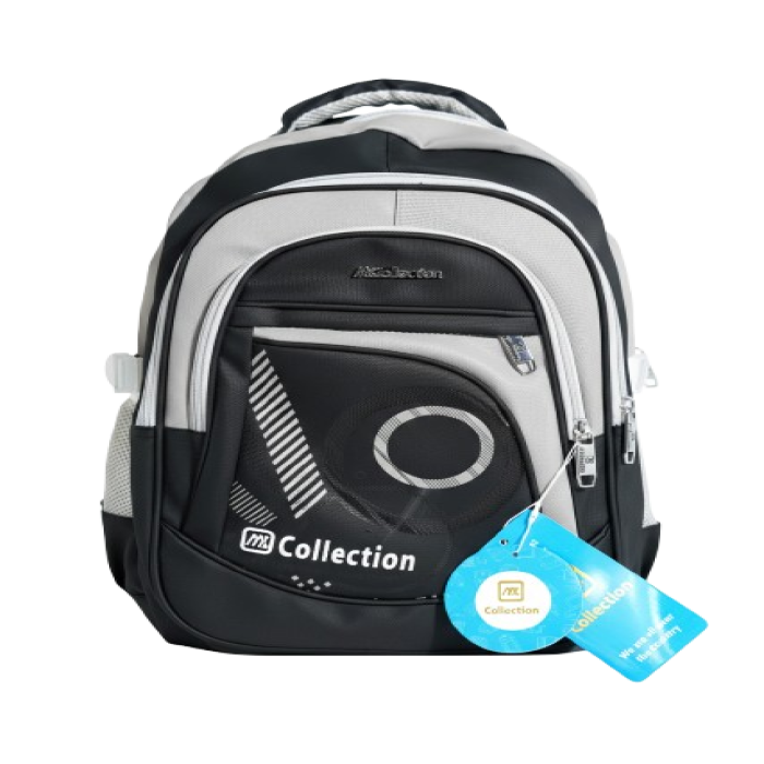 Unisex Waterproof School Backpack – Lightweight (Black)