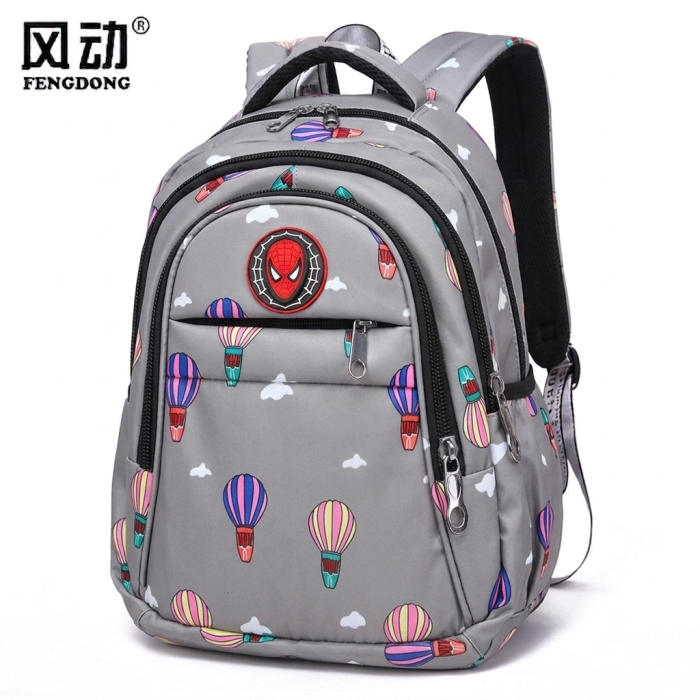 Balloon Adventure Kids Backpack (Ash